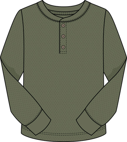 Thermal Henley-Olive