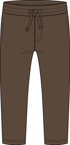 Basic Terry Pant-Brown