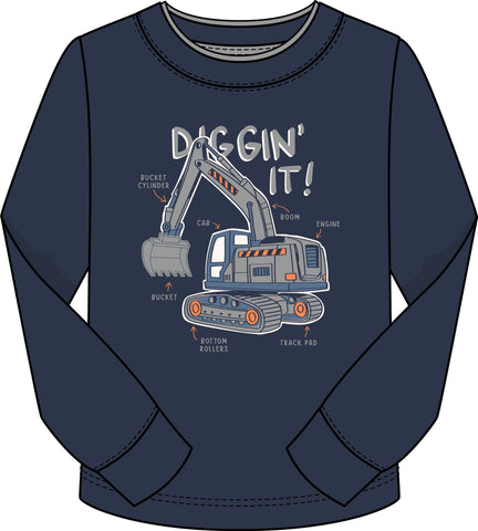 LS Diggin It Construction Tee