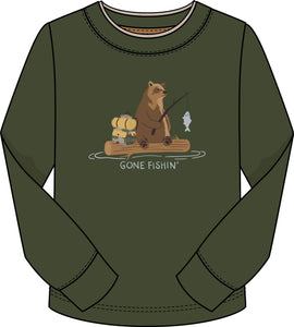 LS Fishing Bear Tee