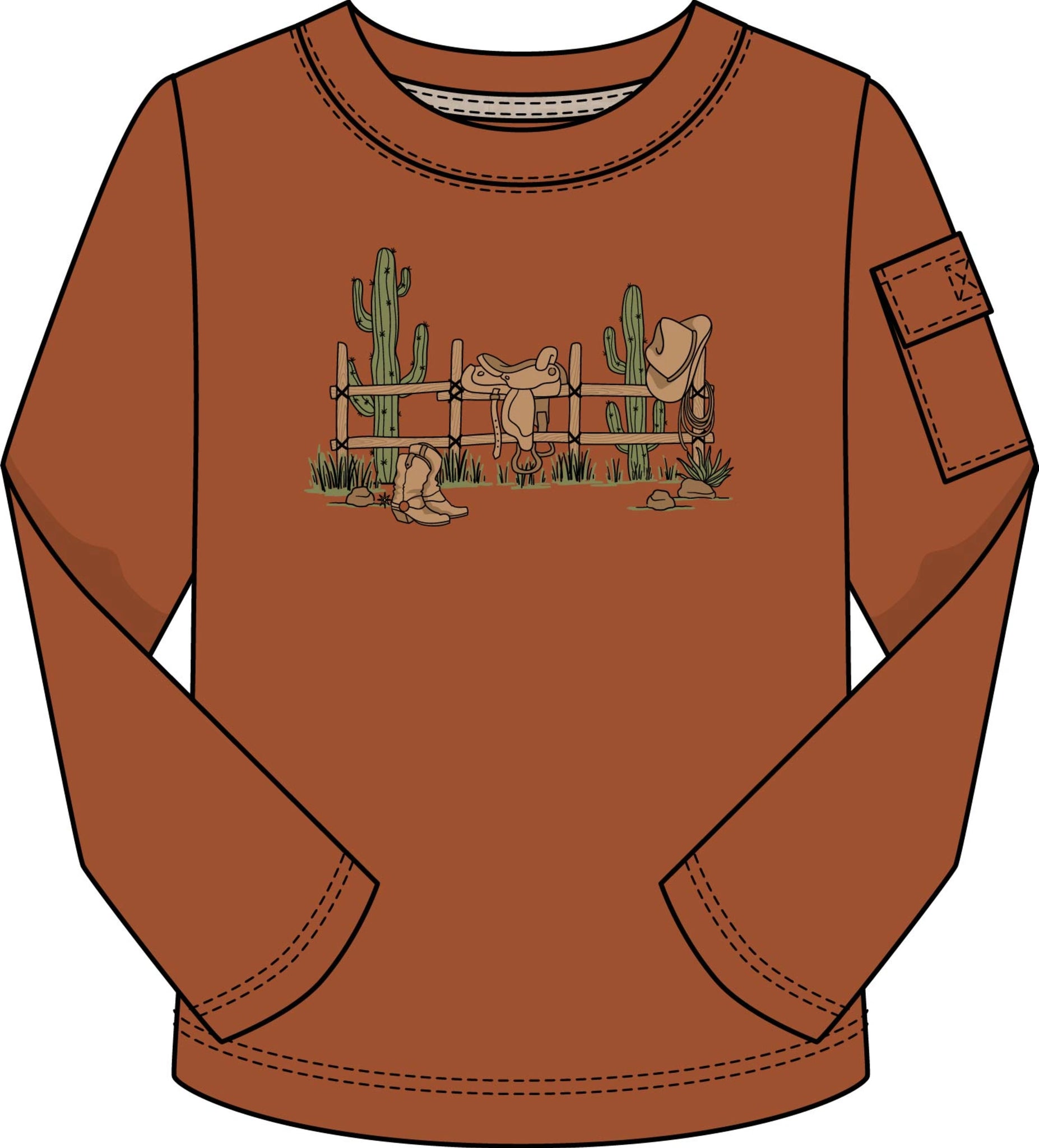 LS Western Tee-Rust