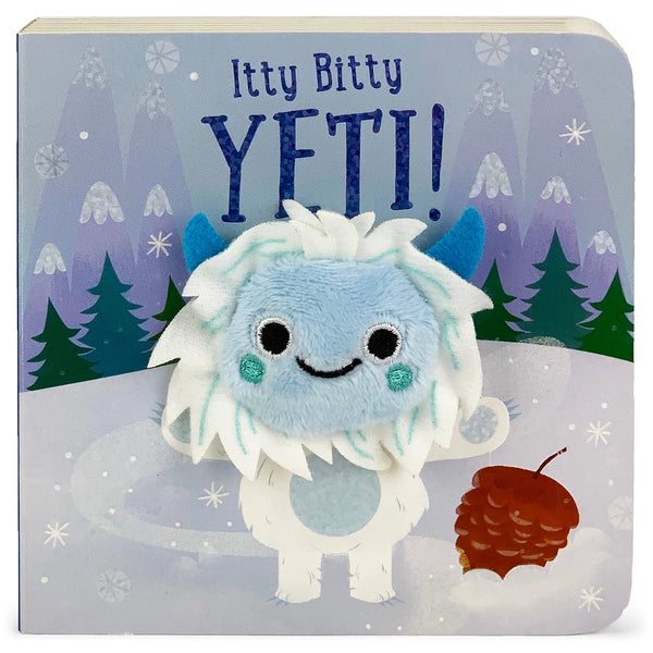 Itty Bitty Yeti Novelty Winter-Themed Finger Puppet Book