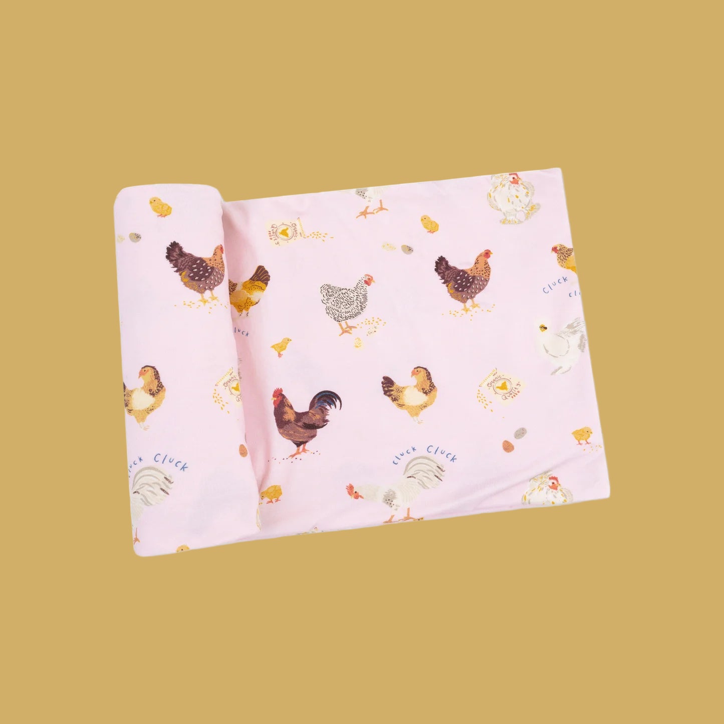 Collector Chickens Bamboo Swaddle Blanket