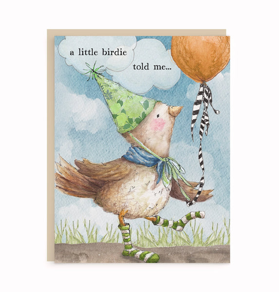 Green Socks Happy Birthday Card