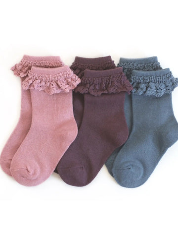 Daydreamer Lace Midi Sock 3-pack