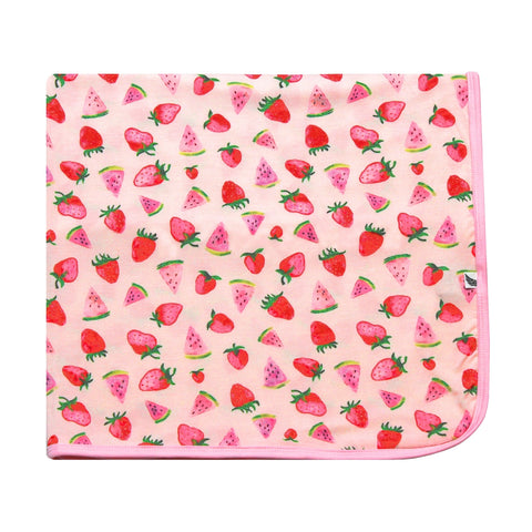 Sun-Kissed Berry Melon Swaddling Blanket