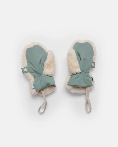 Sherpa Mittens - Benji Appliqué