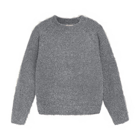 Knit Pullover Glitter-Iron Gate