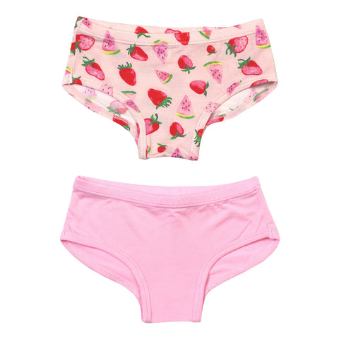 Sun-Kissed Berry Melon Girls Underwear Set of 2