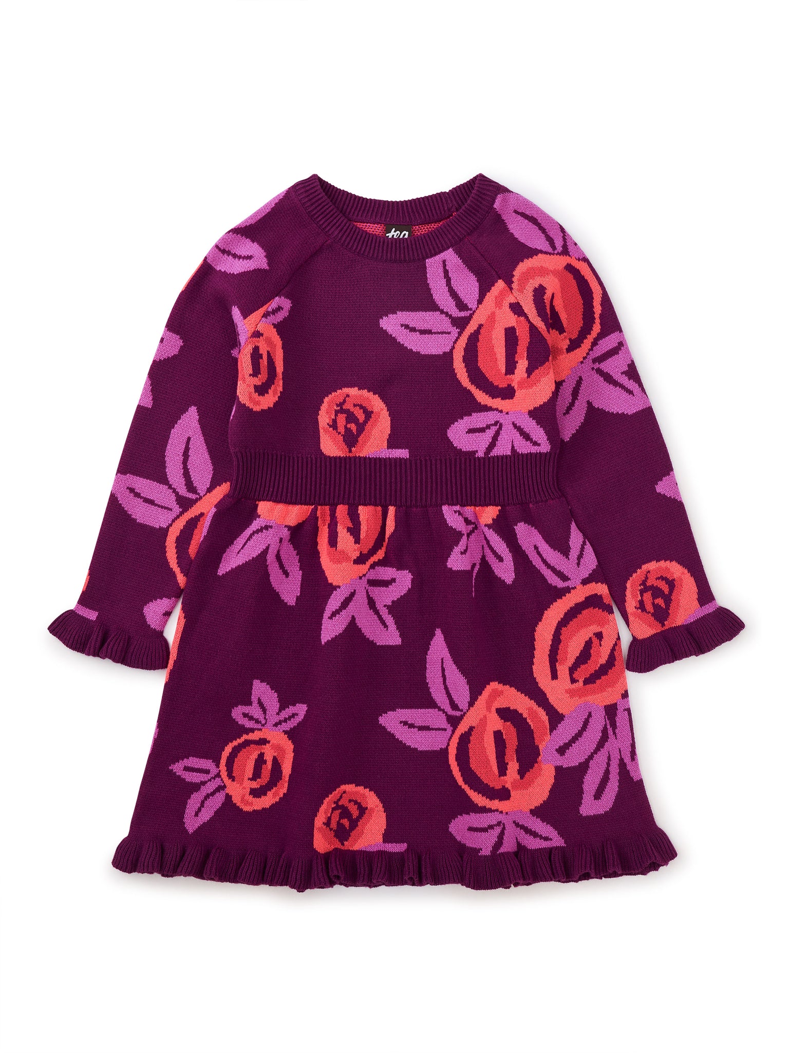 French Rose Sweater Dress