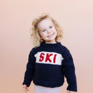 Ski Sweater-Navy