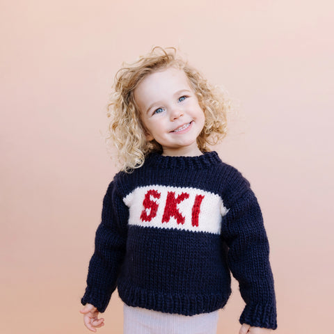 Ski Sweater-Navy