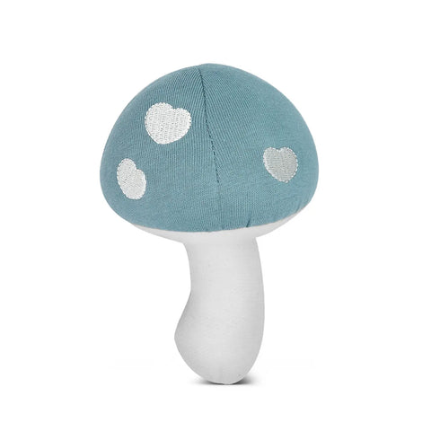 Teal Mushroom Rattle