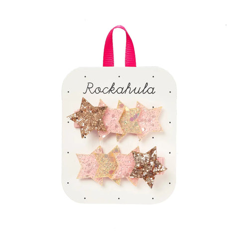Shimmer Star Clips H2458P