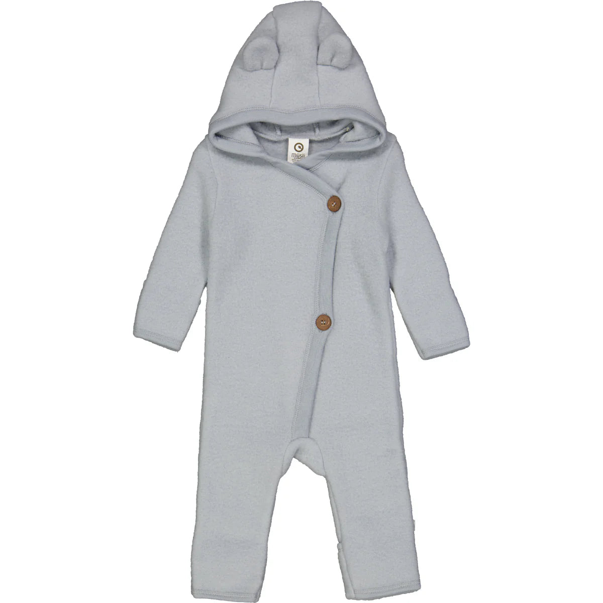 Woolly fleece suit -jasmin blue