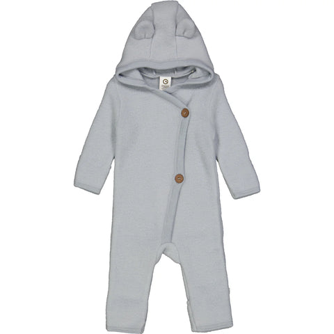 Woolly fleece suit -jasmin blue