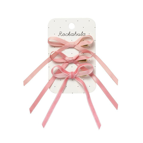 Very Cutesy Long Bow Clips H2461P