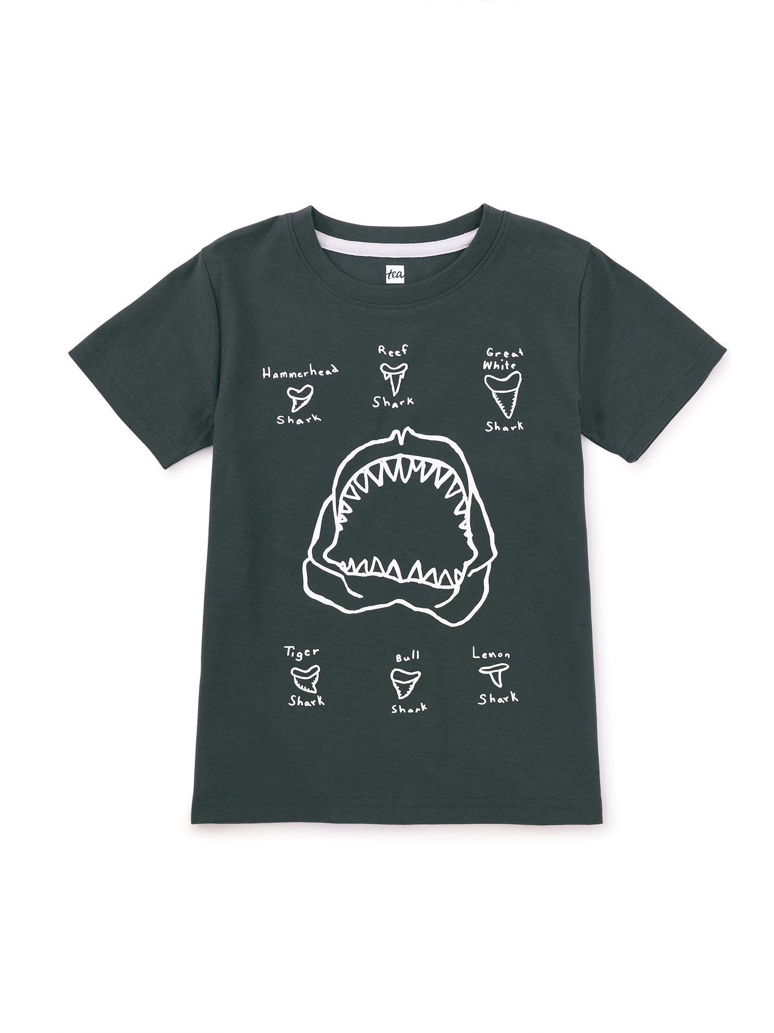 Shark Tooth Graphic Tee/Iron
