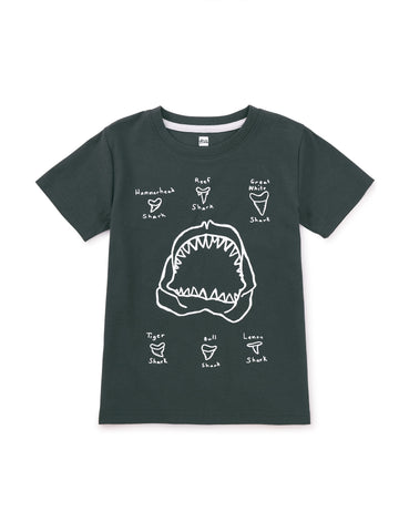 Shark Tooth Graphic Tee/Iron