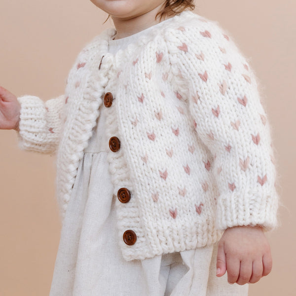 Sawyer Cardigan- Rose