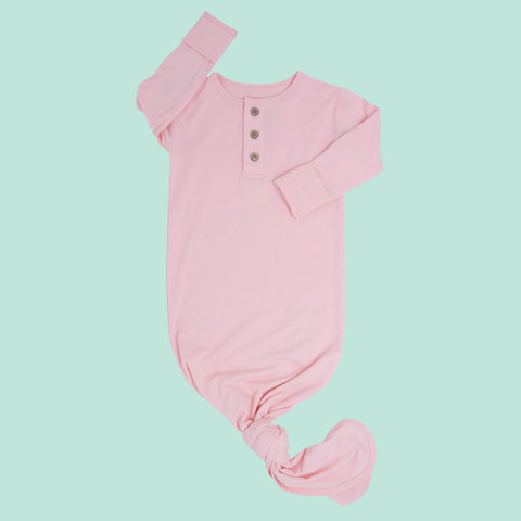 Knotted Gown - Perfect Pink
