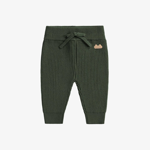 Green knitted pant