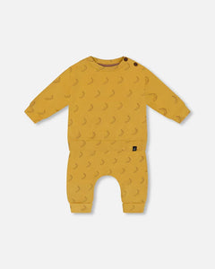 Organic Top And Pant Set Yellow Bananas