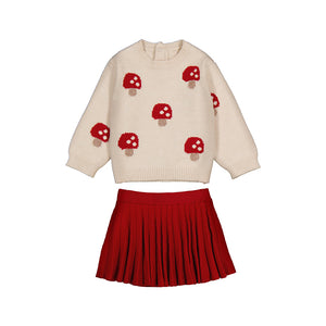 Mushroom Sweater and Skirt 2925