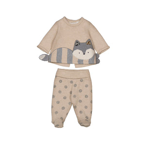 Raccoon Leg warmer set-Oat 2558 ng
