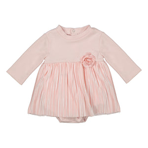 Skirted Onesie-blush 2896