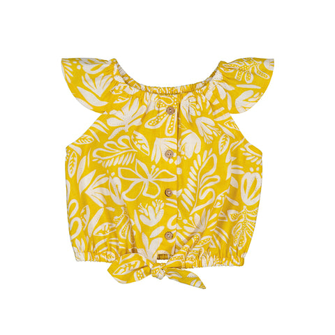 Printed blouse/Honey-3174