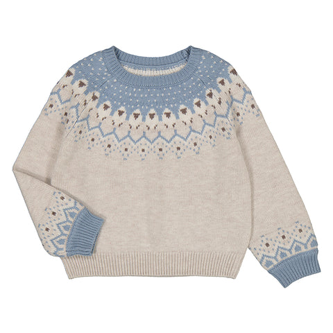 Jacquard Sweater-alpaca 4358