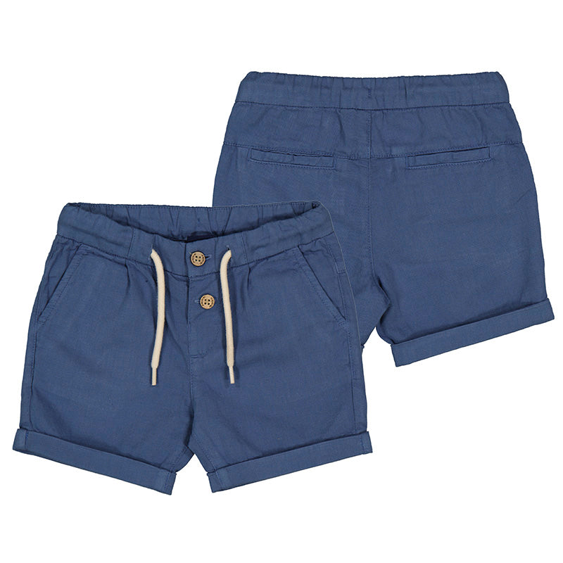 linen relax shorts/Indigo -1227