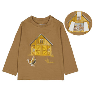 L/S Barn Shirt-caramel 2067