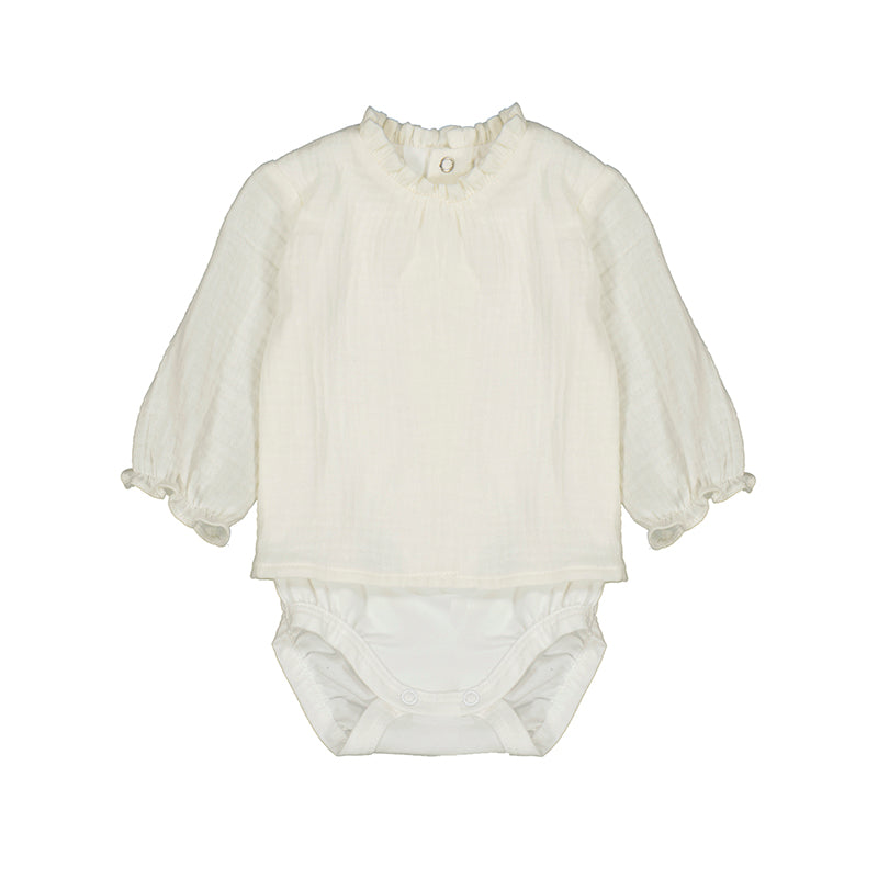 Bodysuit shirt-ivory 2723 ng