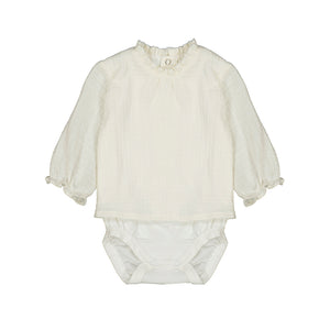 Bodysuit shirt-ivory 2723 ng