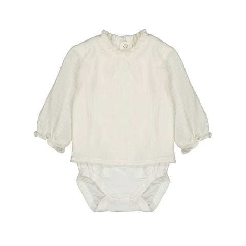 Bodysuit shirt-ivory 2723 ng