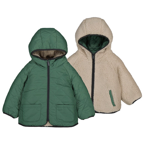 Padded reversible coat-fir 2422