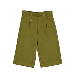 Twill long pants-bayleaf 2588