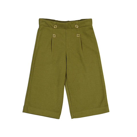 Twill long pants-bayleaf 2588