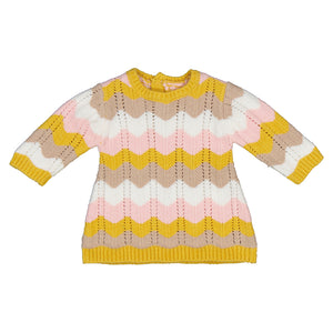 Sweater Knit dress-chamomile 2806 ng