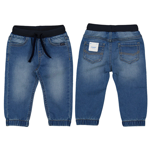 Soft denim jogger pants -medium 2508