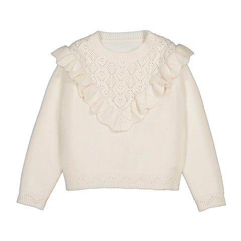 Open knit sweater-Macchiato 4304 mg