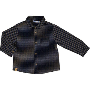 Jacquard overshirt-navy 2186