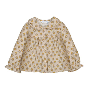 plumeti chiffon blouse-honey 2114 bg