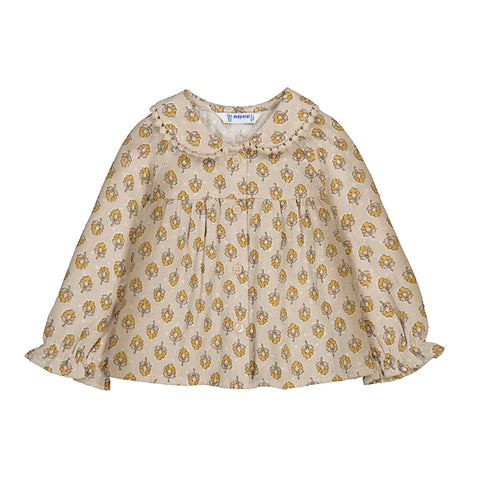 plumeti chiffon blouse-honey 2114 bg