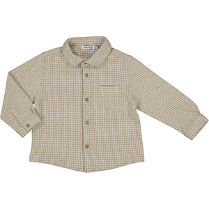 Jacquard overshirt-latte 2186