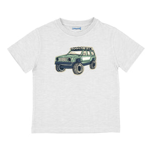 S/s cotton t-shirt-White 3031