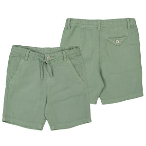 Linen bermuda shorts-Laurel 3226