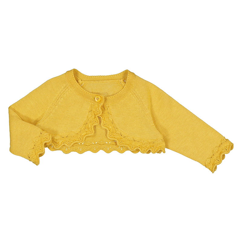Basic knit cardigan-Sunflower 318